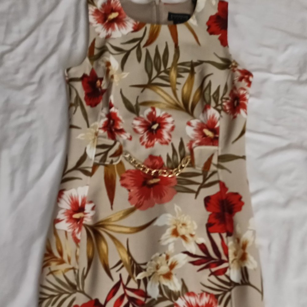 Enfocus Studio Floral Sleeveless Bodycon Dress